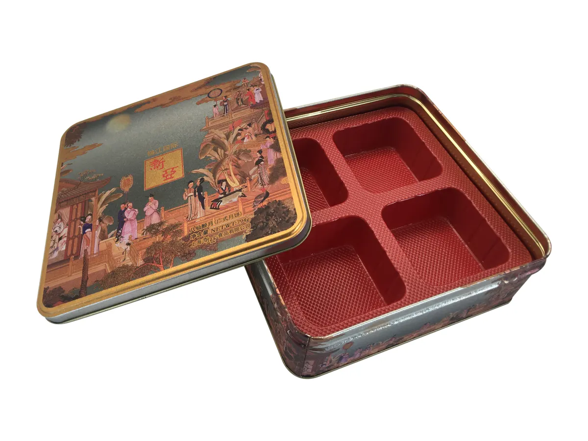 PS insert for tin box