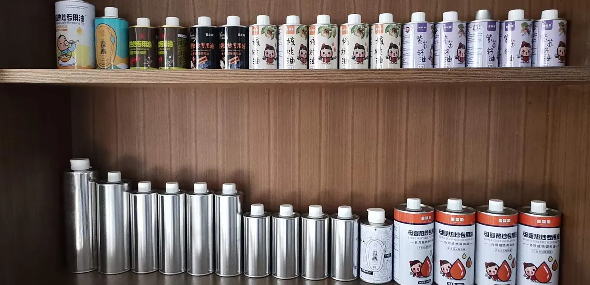Food grade oil tin can